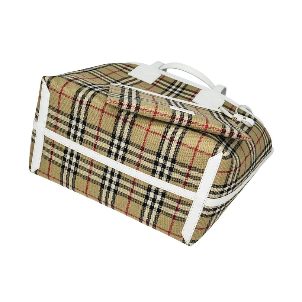 Burberry Medium London House Check Tote Bag With Pouch - Picture 4 of 10